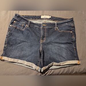 Torrid Blue Jean Shorts Relaxed Fit